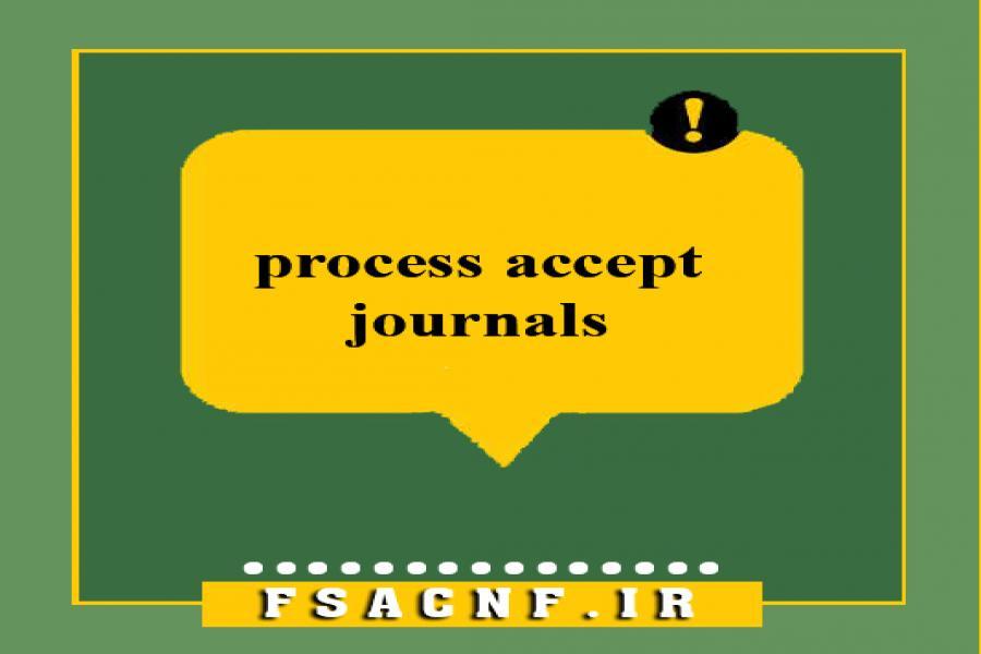The application process for printing accepted articles in journals